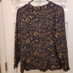 Bimba & Lola Zippered Sleeve Blouse